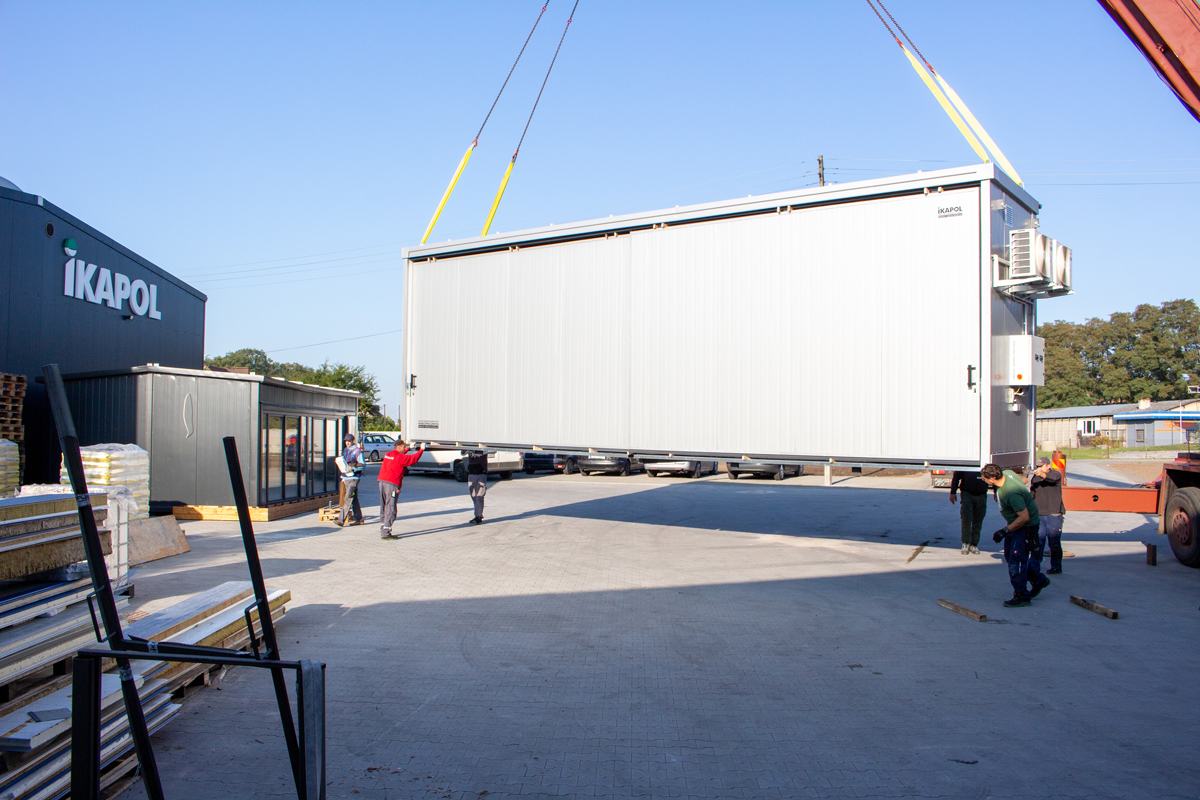 Gevaarstoffenopslag, containers voor gevaarlijke stoffen, vrijstaande container, opslagsystemen voor gevaarlijke stoffen van de specialist, gevaarlijke stoffen container • Fabrikant IKAPOL