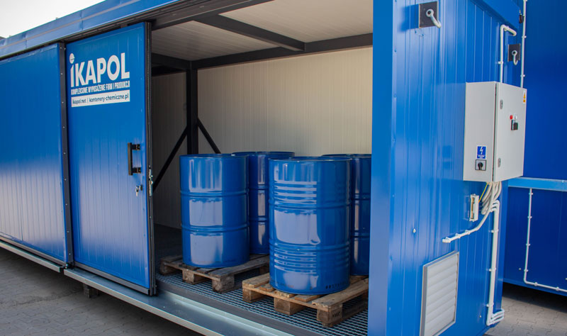 Brandwerende containers • Brandwerend opslag compartiment • Opslag van gevaarlijke stoffen