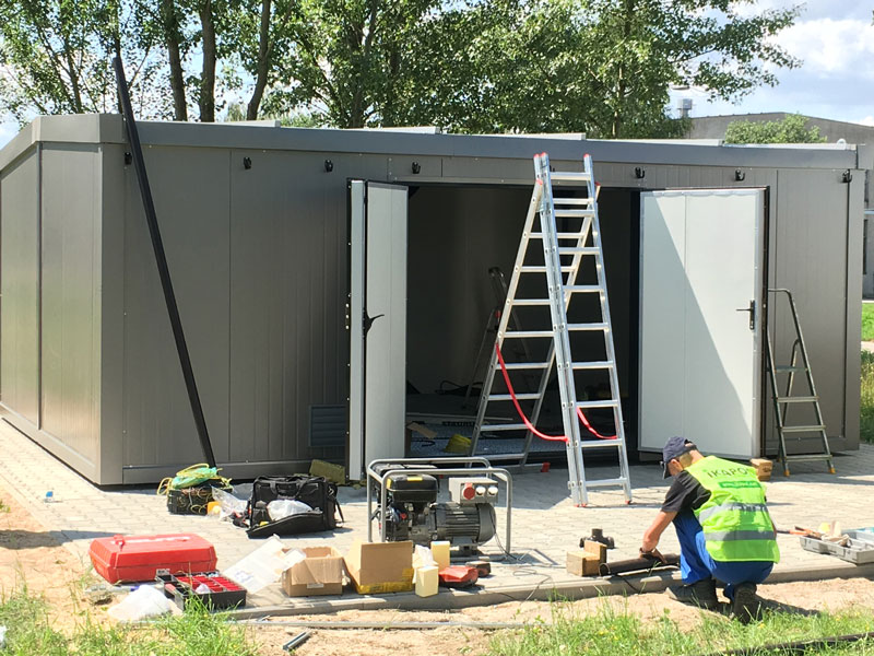 Brandwerende containers • Brandwerend opslag compartiment • Opslag van gevaarlijke stoffen