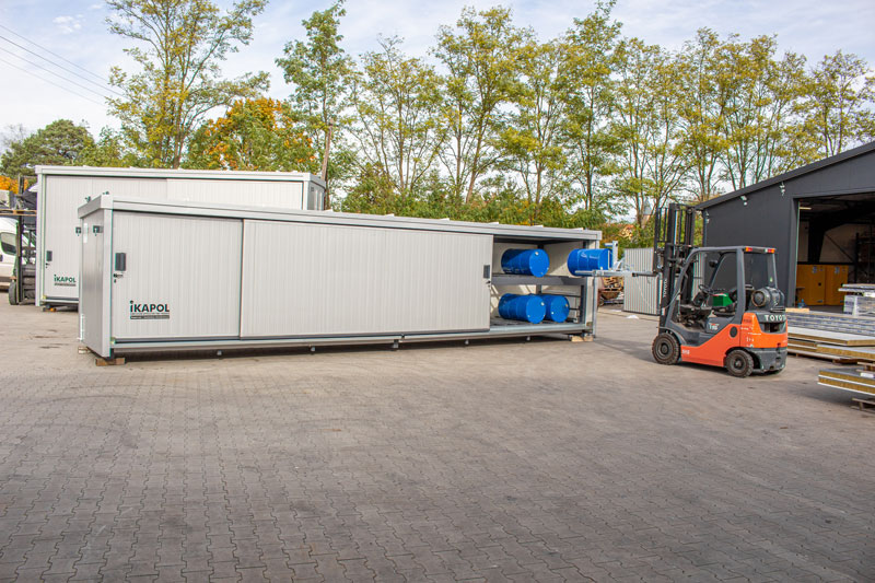 Brandwerende containers • Brandwerend opslag compartiment • Opslag van gevaarlijke stoffen