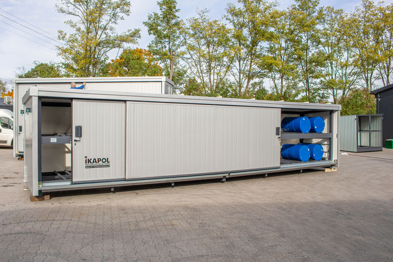 Brandwerende containers • Brandwerend opslag compartiment • Opslag van gevaarlijke stoffen