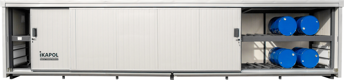 Brandwerende containers • Brandwerend opslag compartiment • Opslag van gevaarlijke stoffen