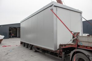 Gevaarstoffenopslag, containers voor gevaarlijke stoffen, vrijstaande container, opslagsystemen voor gevaarlijke stoffen van de specialist, gevaarlijke stoffen container • Fabrikant IKAPOL