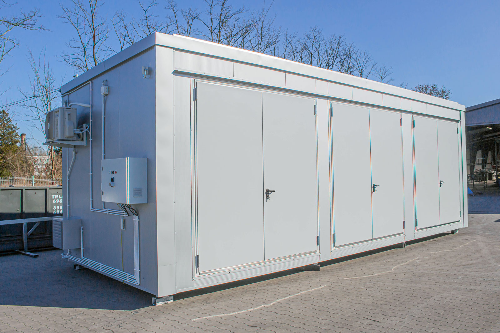 Brandwerende container voor passieve opslag van ontvlambare stoffen