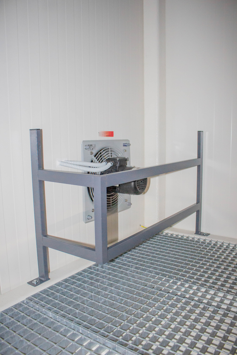 Brandwerende container voor passieve opslag van ontvlambare stoffen