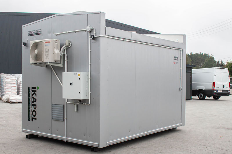 Brandwerende containers • Brandwerend opslag compartiment • Opslag van gevaarlijke stoffen